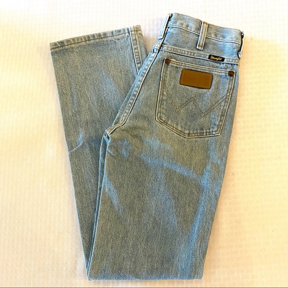 Vintage Wrangler classic style jeans, light blue, regular cowboy cut fit - Picture 2 of 10